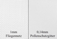 Pollenschutzgitter Pollen Gewebe Gitter Fliegennetz Fliegengitter Insektenschutz 1,5m