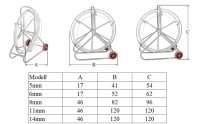 Einziehband in 5 Grössen von 5-11mm & 50-200m Länge wählbar