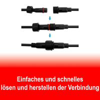 Steckverbindung mehrpolig Stecker Kupplung 3A Boot|4