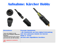 Adapter zur Verwendung von Kärcher Zubehör auf Hochdruckpistolen von DURO FERREX TOPCRAFT Parkside uvm.