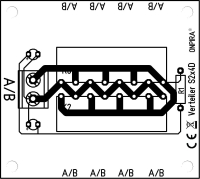 Stromverteiler | Verteiler | 5A | Modellbau | Steckerverteiler|Steckverteiler 8-Fach