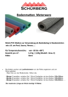 Bodenmatte Saunaläufer Duschmatte Bodenrost Antirutschmatte Gummimatte PVC Matte